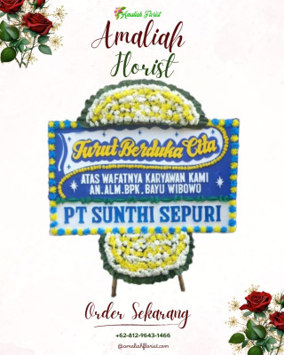 Papan Bunga Duka di Prajekan