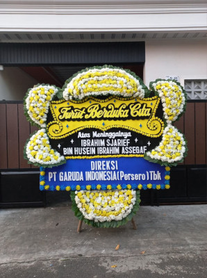 Papan Bunga Duka di Prajekan